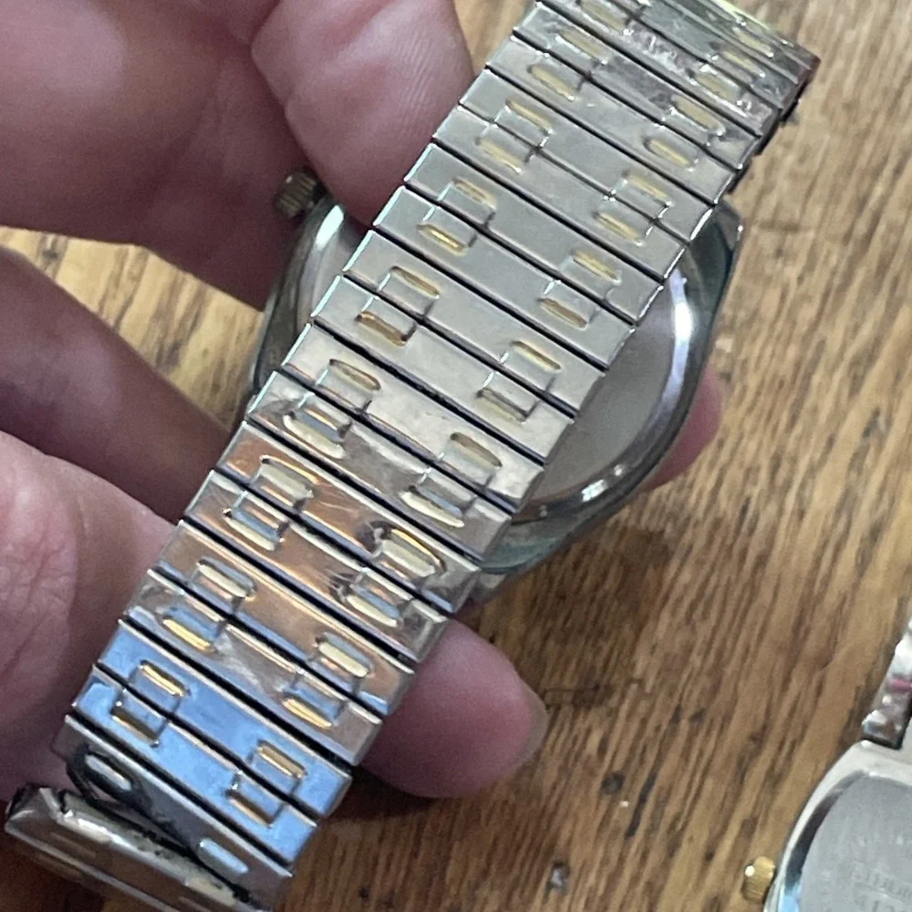 5 Vintage Watches Silver Tone Bracelet Quartz